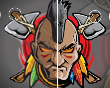 Redraw and professionally vectorize within 24 hrs